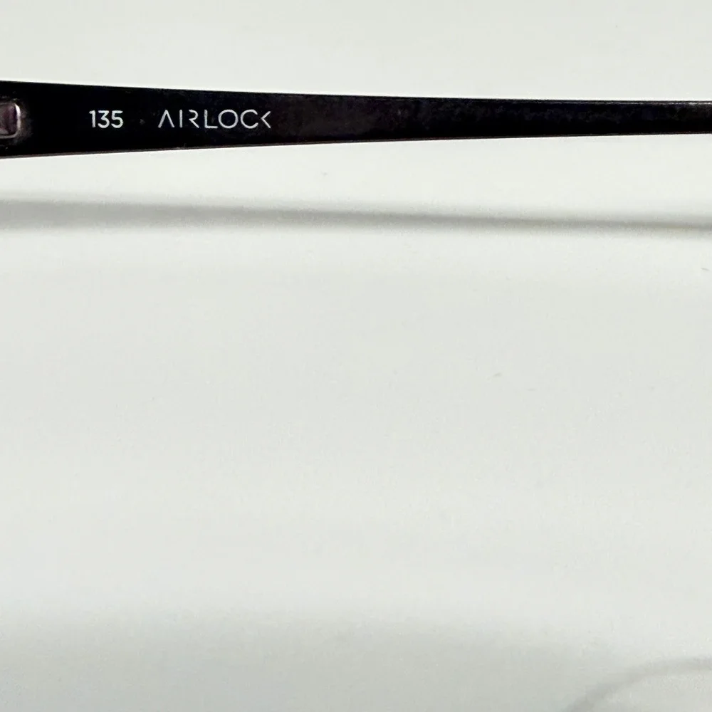 Airlock Love Always‎ Collection 01 135 Rimless Eyeglasses Frames Purple Brown